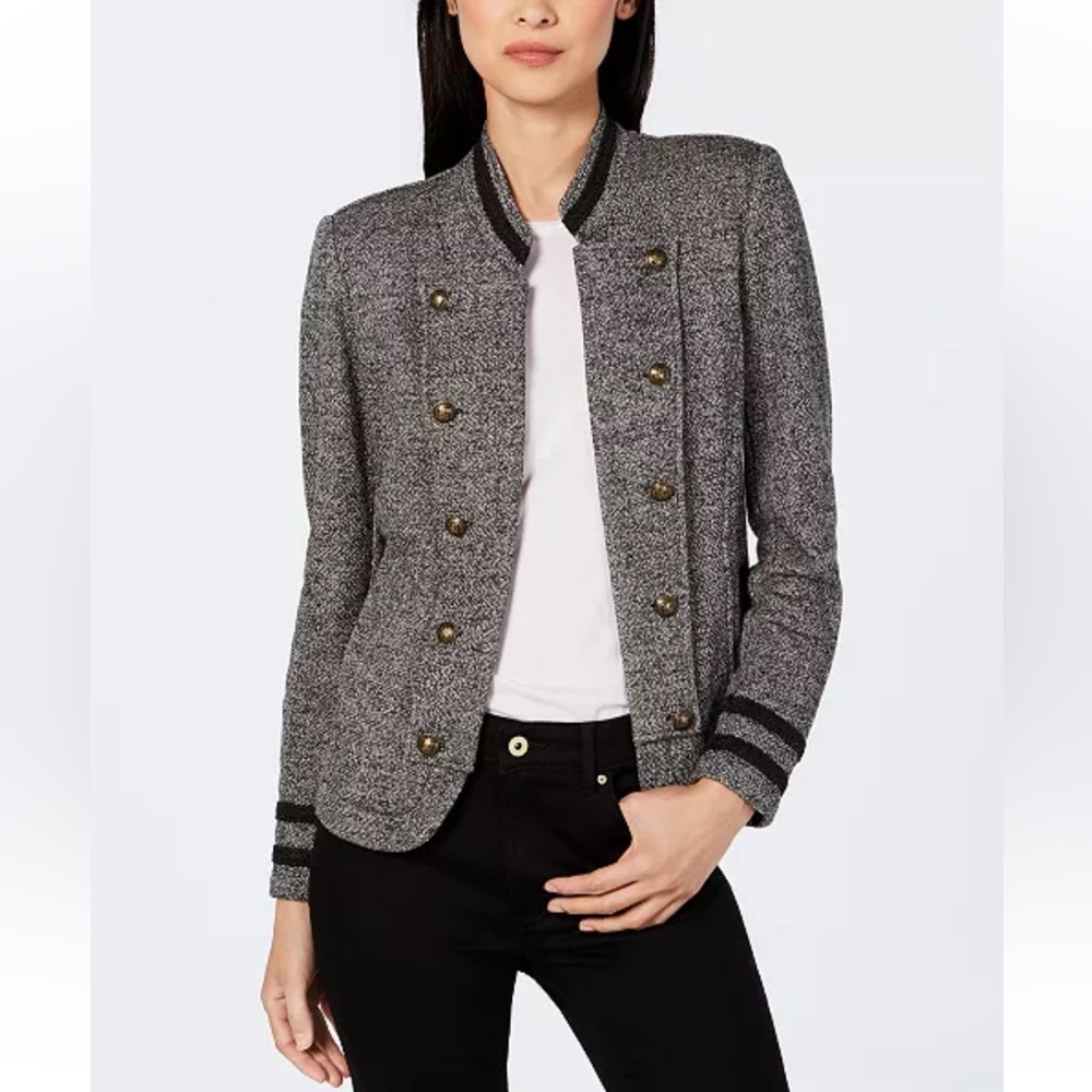 NEW Tommy Hilfiger Tweed Band Jacket Size SP